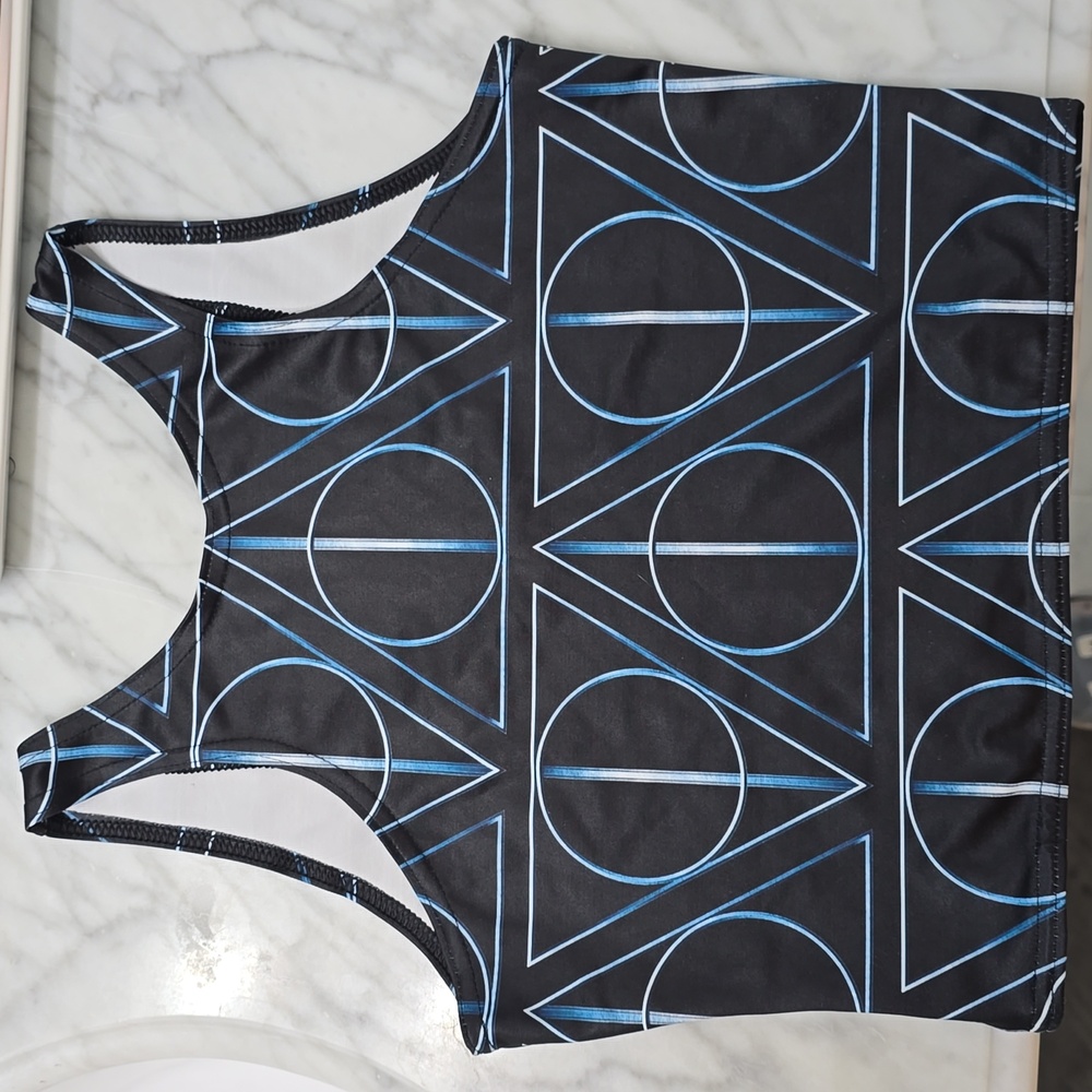 Harry Potter Dealthy Hallows Blackmilk Crop Top